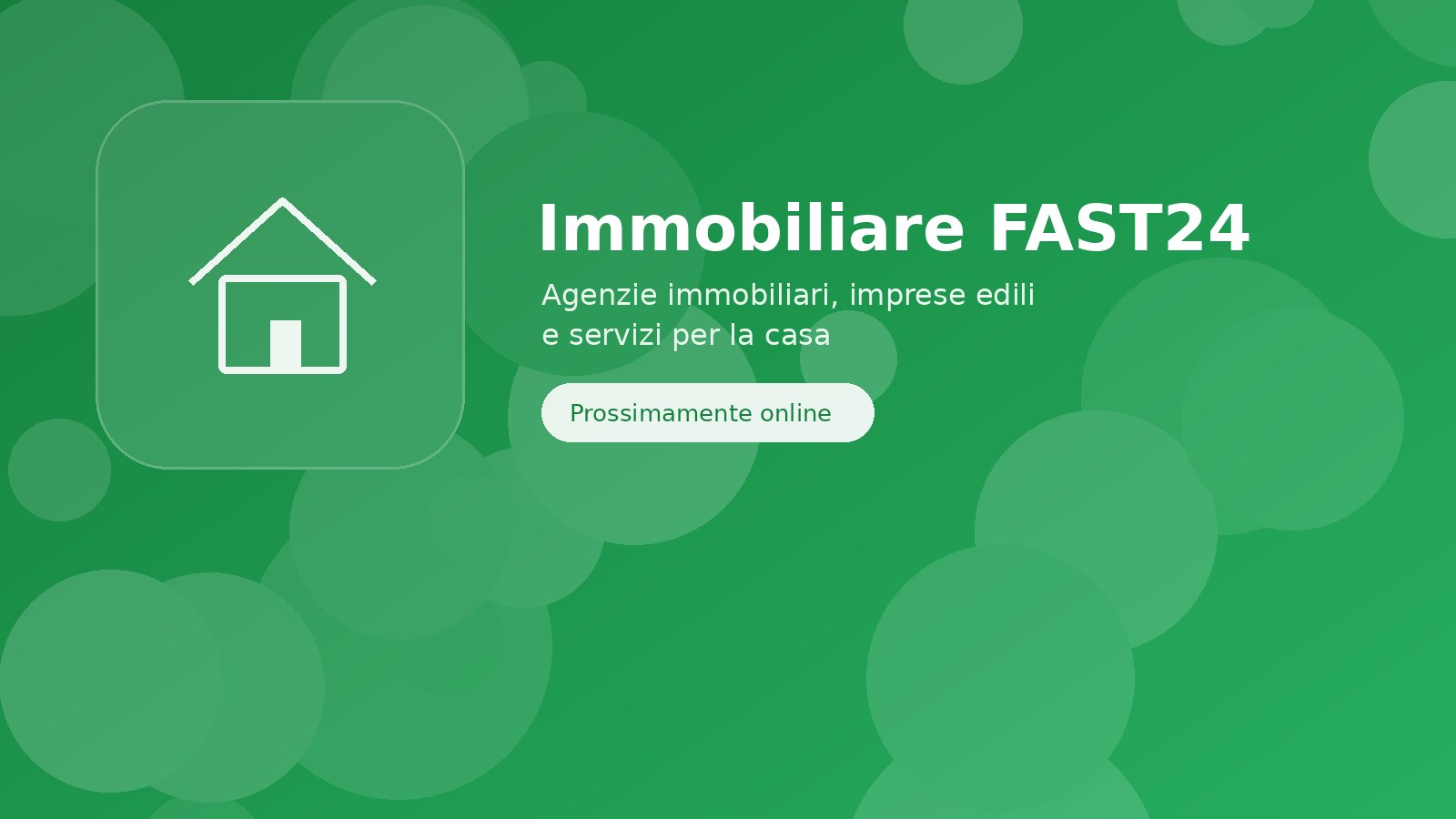 Agenzie immobiliari, imprese edili e servizi per la casa